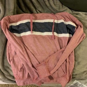 Women’s Pink Rose Light Hooded-Sweatshirt!!